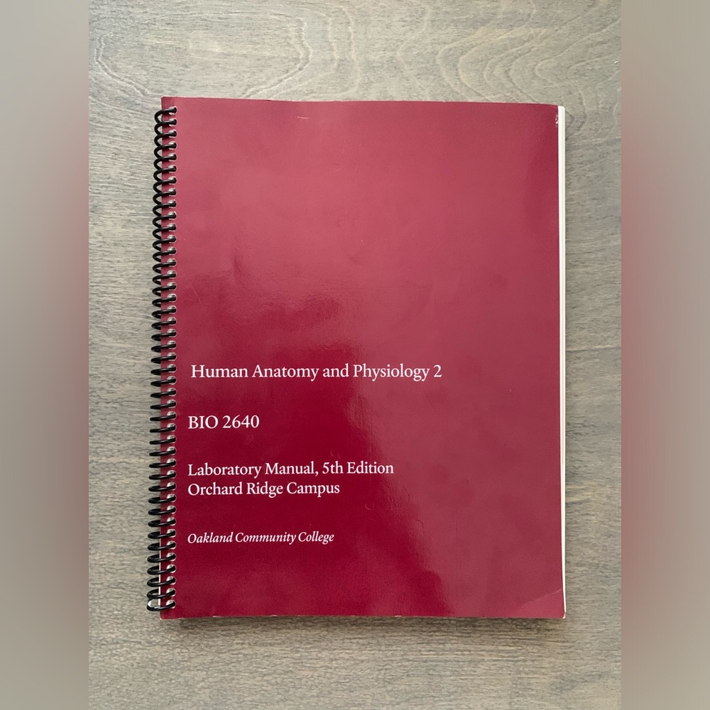 Human Anatomy and Physiology 2